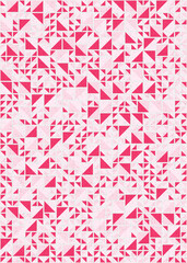 Abstract Geometric Pattern generative computational art illustration