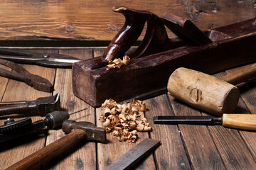 Old Repair Tools Stock Photo
