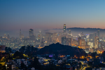Obraz premium Corona Heights Park at Sunrise
