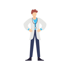 medical doctor man vector design