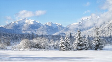 Winterwonderland Bayern Ettal