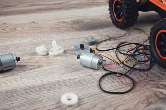 Small Electric Motors And Toy Car