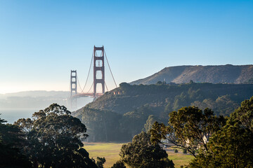 The Golden Gate Bridge from Cavallo Point and Fort Baker