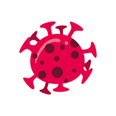 covid 19 virus icon vector design