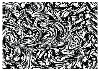 Vector illustration of a marble texture in black and white