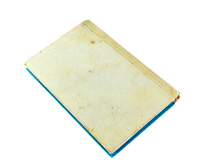 Old vintage book isolated on white background