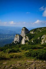 view of the mountains