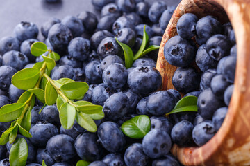 Fresh blueberry background. Blueberry Texture Close Blueberry Antioxidant Organic Superpeed Bowl Concept Healthy Nutrition