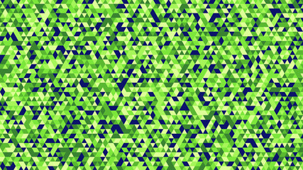 Abstract background of triangles - Green