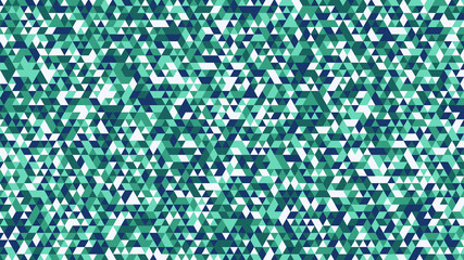Abstract background of triangles - turquoise