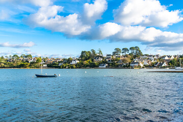 Brittany, Ile aux Moines island, the harbor