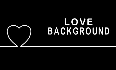 Abstract background vector with black color combination love object. with a modern and cool design. suitable for wallpapers, web backgrounds, posters, etc.