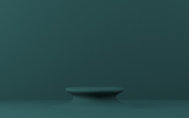 Mock up podium for product presentation 3D