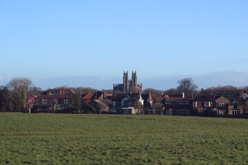 Obraz premium Beverley Minster from Westwood.