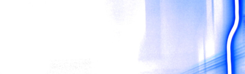 abstract white background for page header with colored light stripe in blue color, simple motif for website