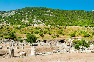 Ruins of an ancient Greek city Ephesus, Turkey