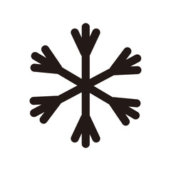 snowflake icon vector illustration sign