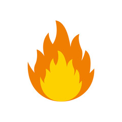 fire icon vector illustration sign