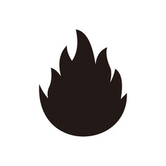 fire icon vector illustration sign