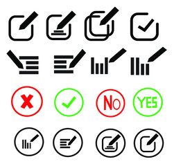 writing symbol and circle in black color