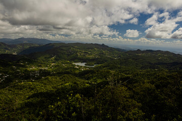 Fototapeta premium clouds over the mountains