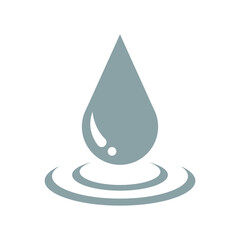 Fototapeta premium Vector nature water icon. isolated on white background