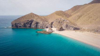 Playa de los muertos desde el aire - Cabo de Gata, Almería II