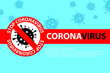 Fototapeta na wymiar Corona Virus banner , poster template. 2019-nCoV. Coronavirus in Global Spread, and Concept of Stopping Corona Virus. Illustrator