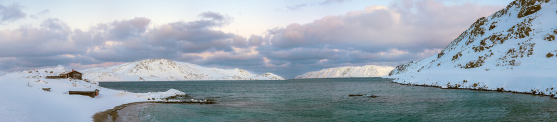 Küste auf Mageroya, Troms og Finnmark, Norwegen