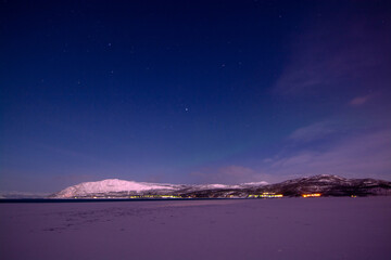 Fototapeta premium Polarlicht bei Alta, Troms og Finnmark, Norwegen