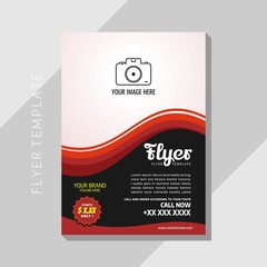 Illustration vector graphic of flyer template, perfect for flyer restaurant, flyer menu, restaurant menu, restaurant template, business, business template, cafe, menu, etc