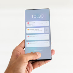 Coronavirus outbreak update phone application
