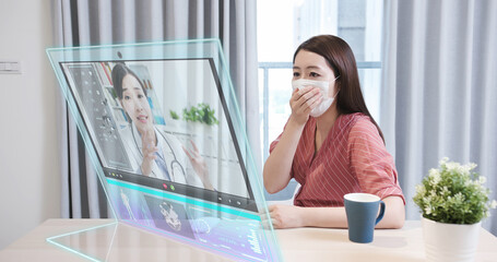 Telemedicine concept - patient part