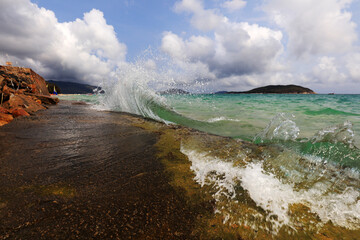 Natural scenery of Yalong Bay, Sanya, Hainan, China