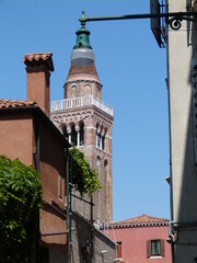 Venice buildings, streets and historical part of the city
