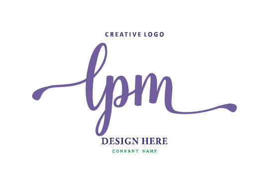 LPM lettering logo is simple, easy to understand and authoritative
