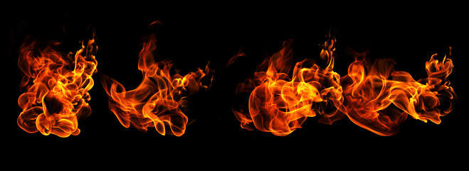 Fire ball flame blast hot burn night background.