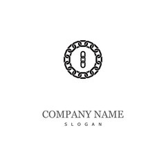 Fototapeta premium Chain link icon vector illustration design