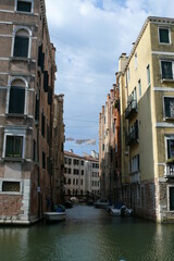 Fototapeta na wymiar Venice buildings, streets and historical part of the city