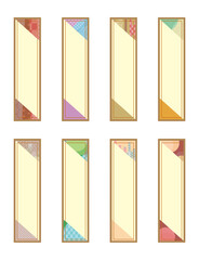 和風フレーム　ラベル
