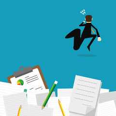 Employees run away from confused business