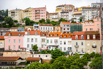 View of the town of Coimbra, Portugal