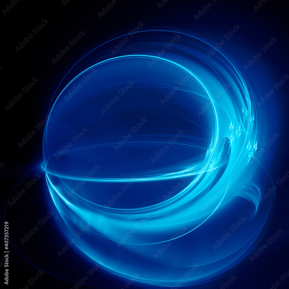 Poster abstract digital technology background. dynamic lines composition. detailed generative fractal graph