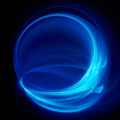 Abstract digital technology background. Dynamic lines composition. Detailed generative fractal graphics.