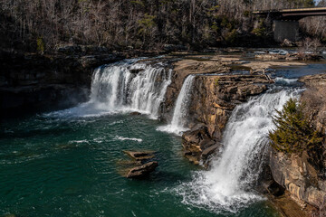 Fototapeta premium little river canyon water fall