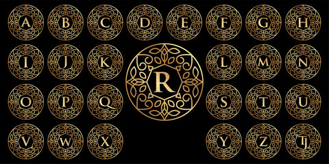 Luxury Logo template in vector for Restaurant, Royalty, Boutique, Cafe, Hotel, Heraldic, Jewelry, Fashion and other vector illustration
