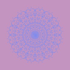 Decorative Vintage Design Element, mandala element. Hand draw lace ornament