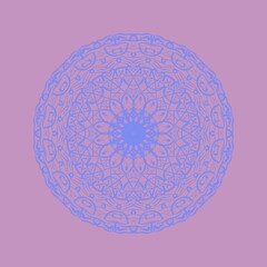 Decorative Vintage Design Element, mandala element. Hand draw lace ornament