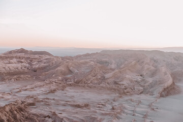 Formations on Atacama Desert, Chile. 