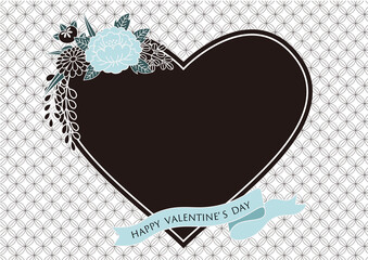 和風フレーム背景 黒と金の和風フレーム 横型 Wall Mural Taeco